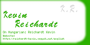 kevin reichardt business card